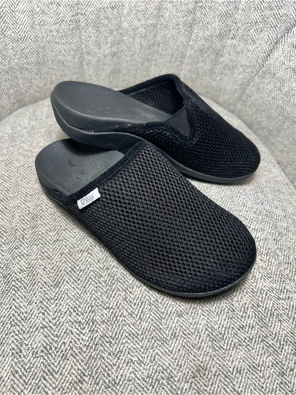 V Step Orthotic Slippers with Arch Support, Orthopedic House Slipper Size37-6.5